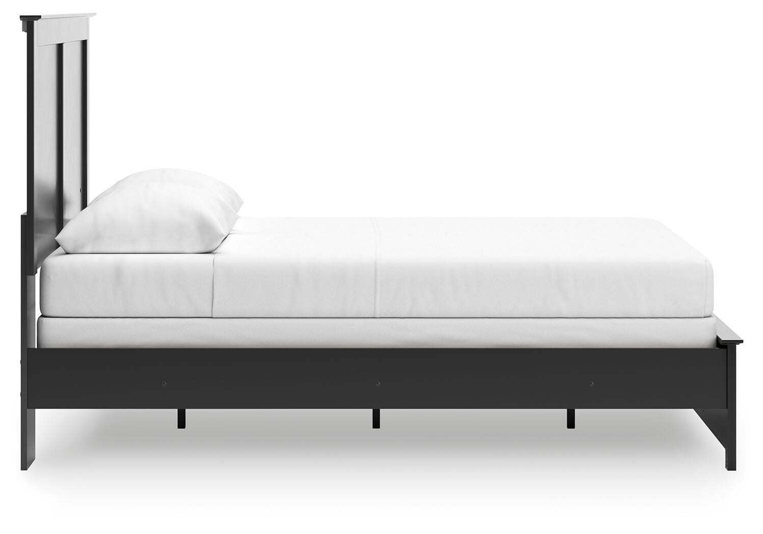 Maribel Panel Bed with Dresser, Mirror and 2 Nightstands - Black  (B138-SI) - Image 11