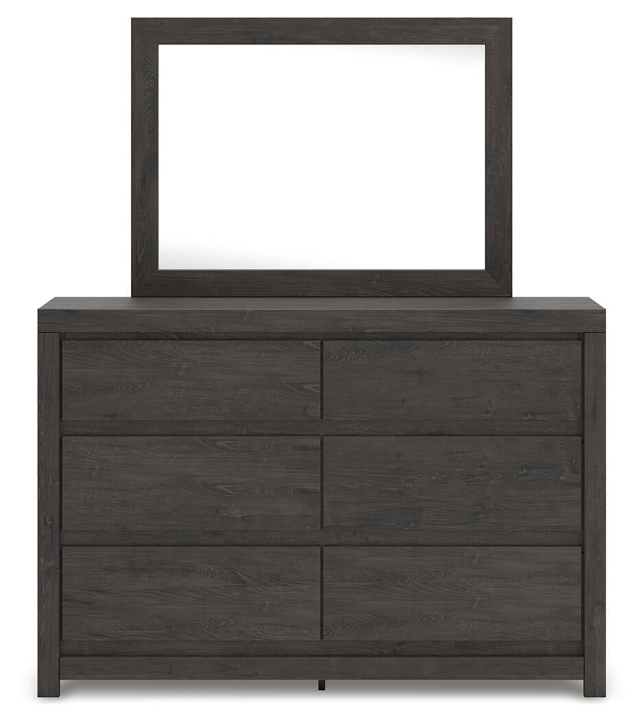 Fraluna Dresser and Mirror (PCB3370-SI)