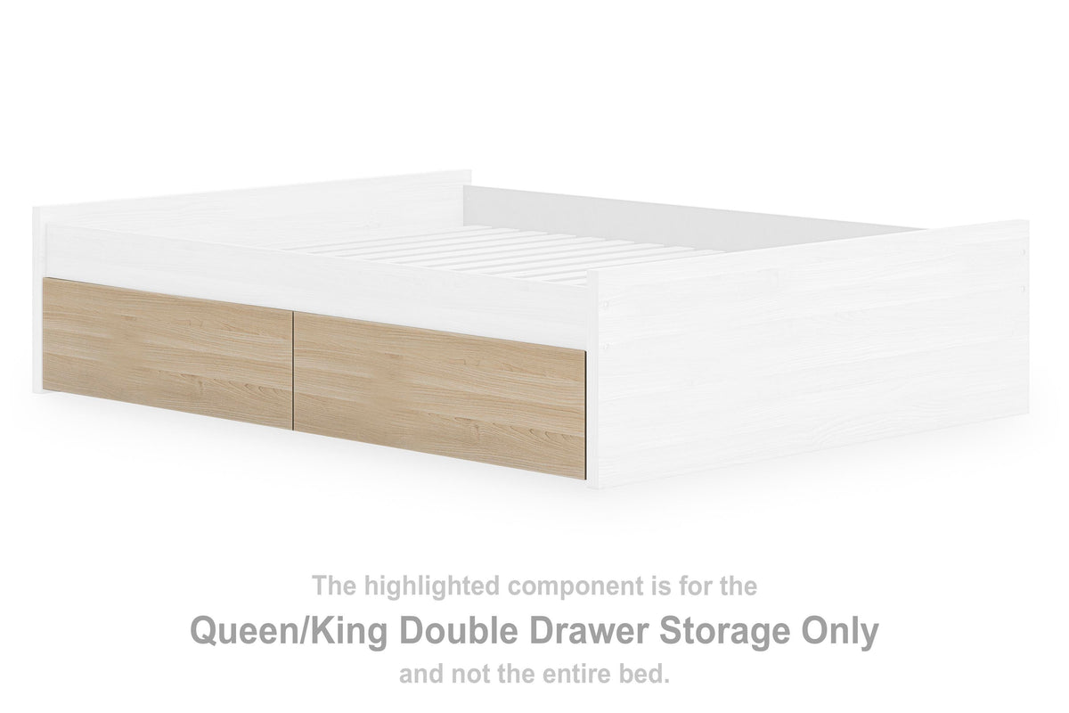 Onita Double Drawer Storage - Natural  (EB9632-SI)