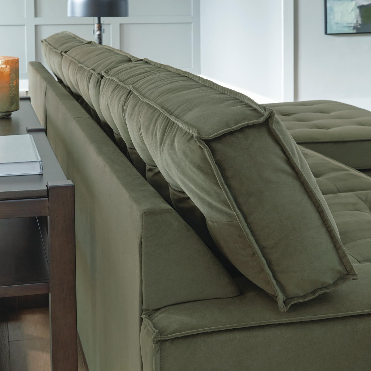 Caspian-Town 2-Piece Sectional with Chaise (PC61702-SI) - Image 7