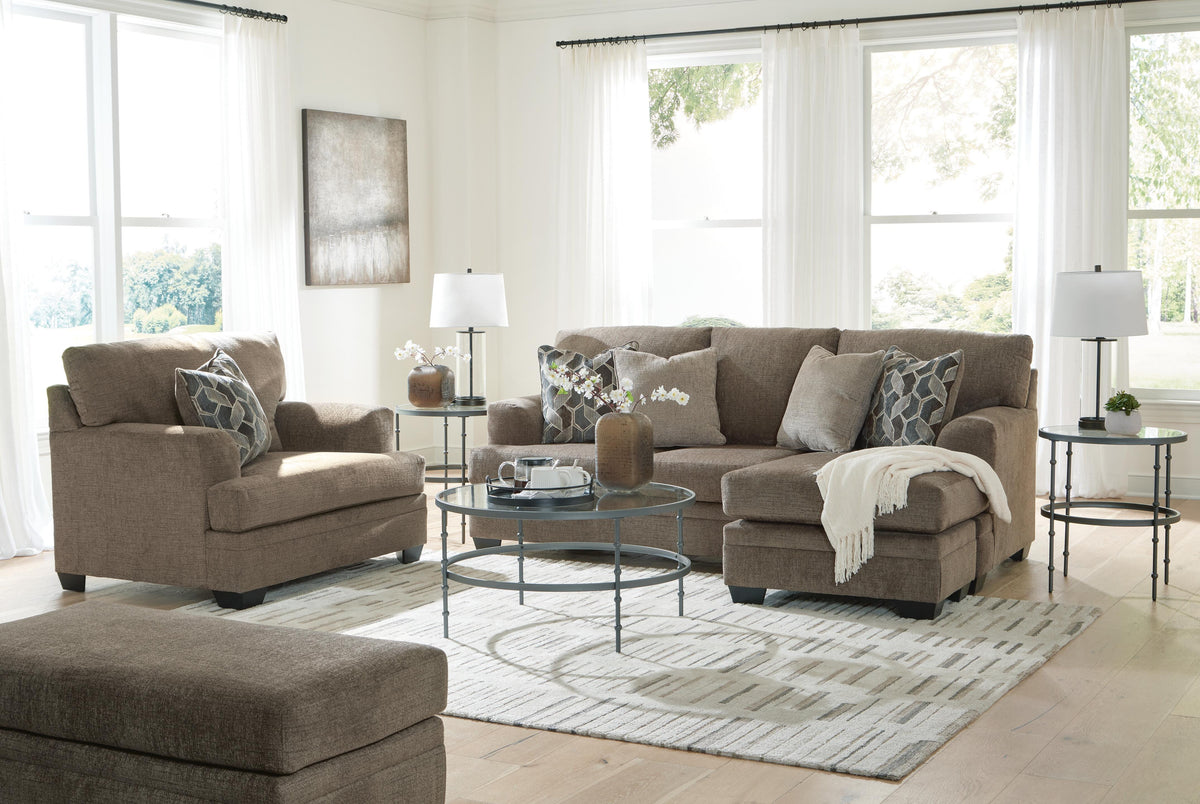 Stonemeade Sofa Chaise, Oversized Chair and Ottoman (59505-SI) - Image 15