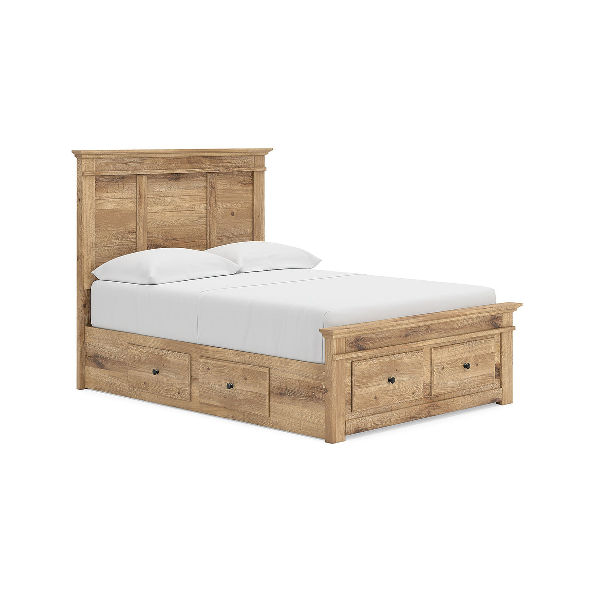 Makidern Full Panel Storage Bed (PCB1170-SI)