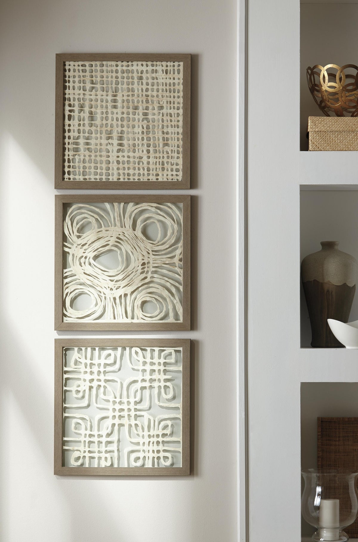 Odella Wall Decor (Set of 3) (A8010009-SI) - Image 2