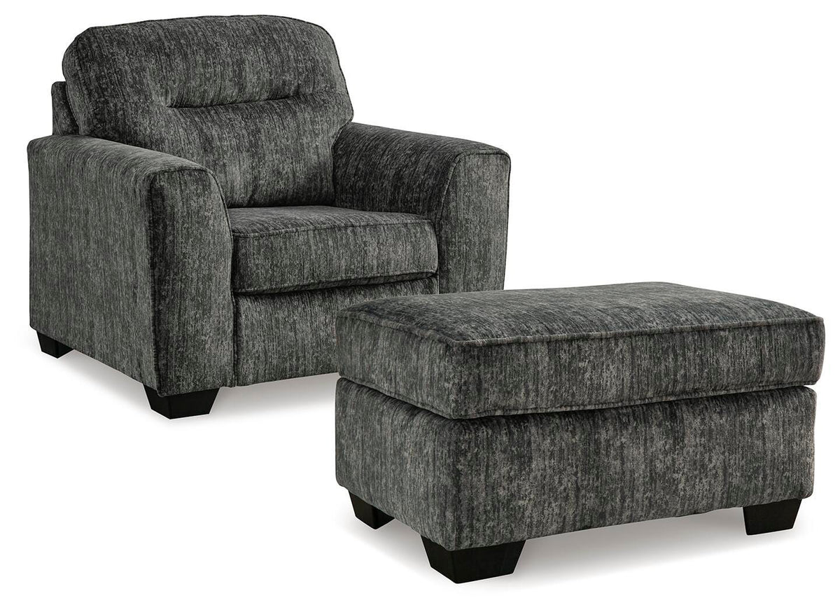 Lonoke Oversized Chair and Ottoman (50504-SI)