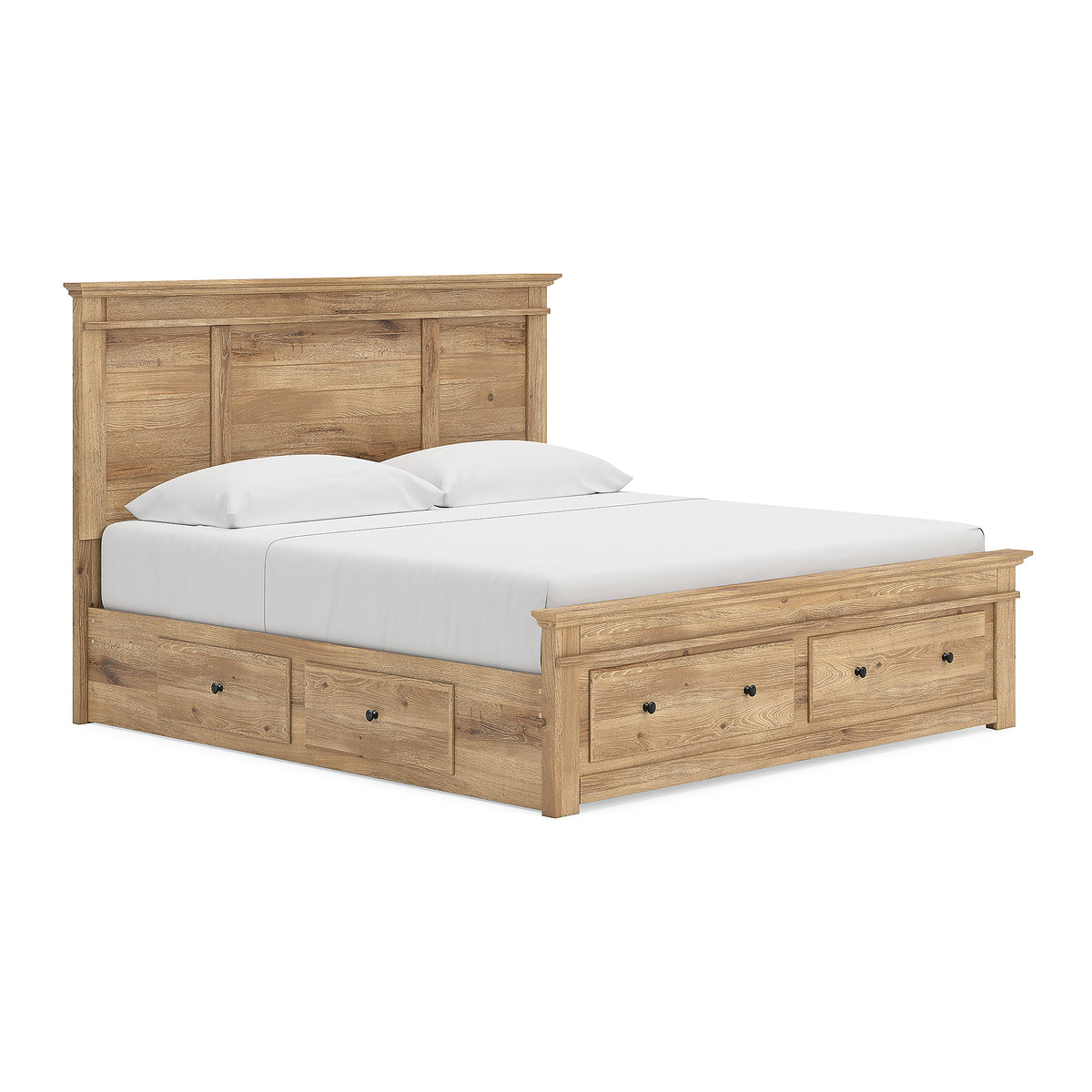 Makidern King Panel Storage Bed (PCB1170-SI)