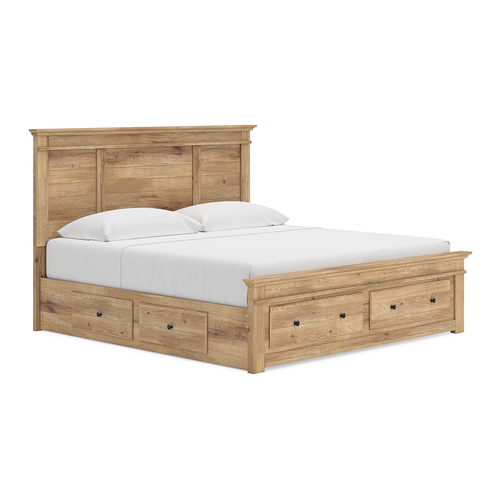 Makidern King Panel Storage Bed (PCB1170-SI)