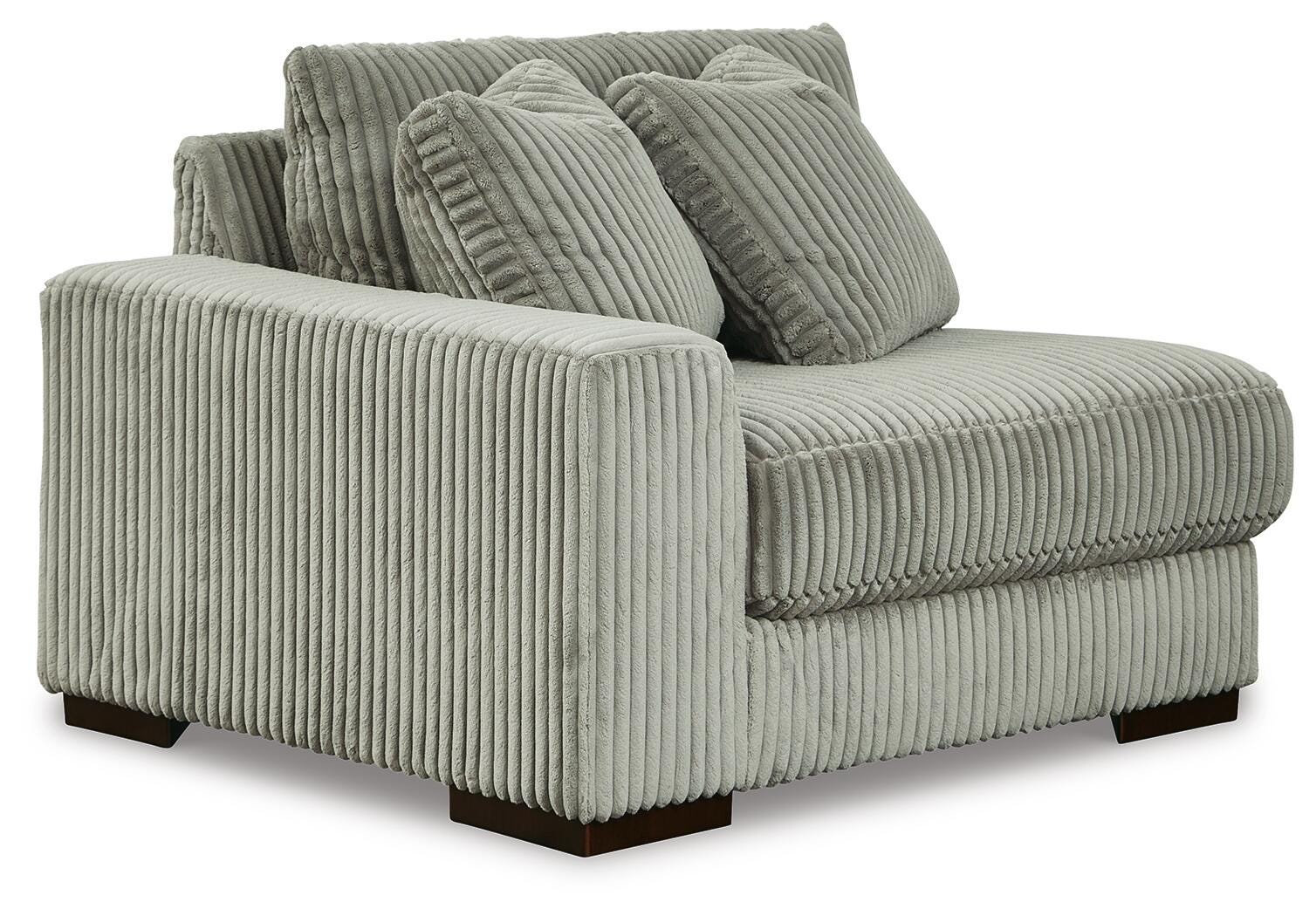 Lindyn 2-Piece Sectional Sofa and Oversized Swivel Accent Chair (21105-SI) - Image 4