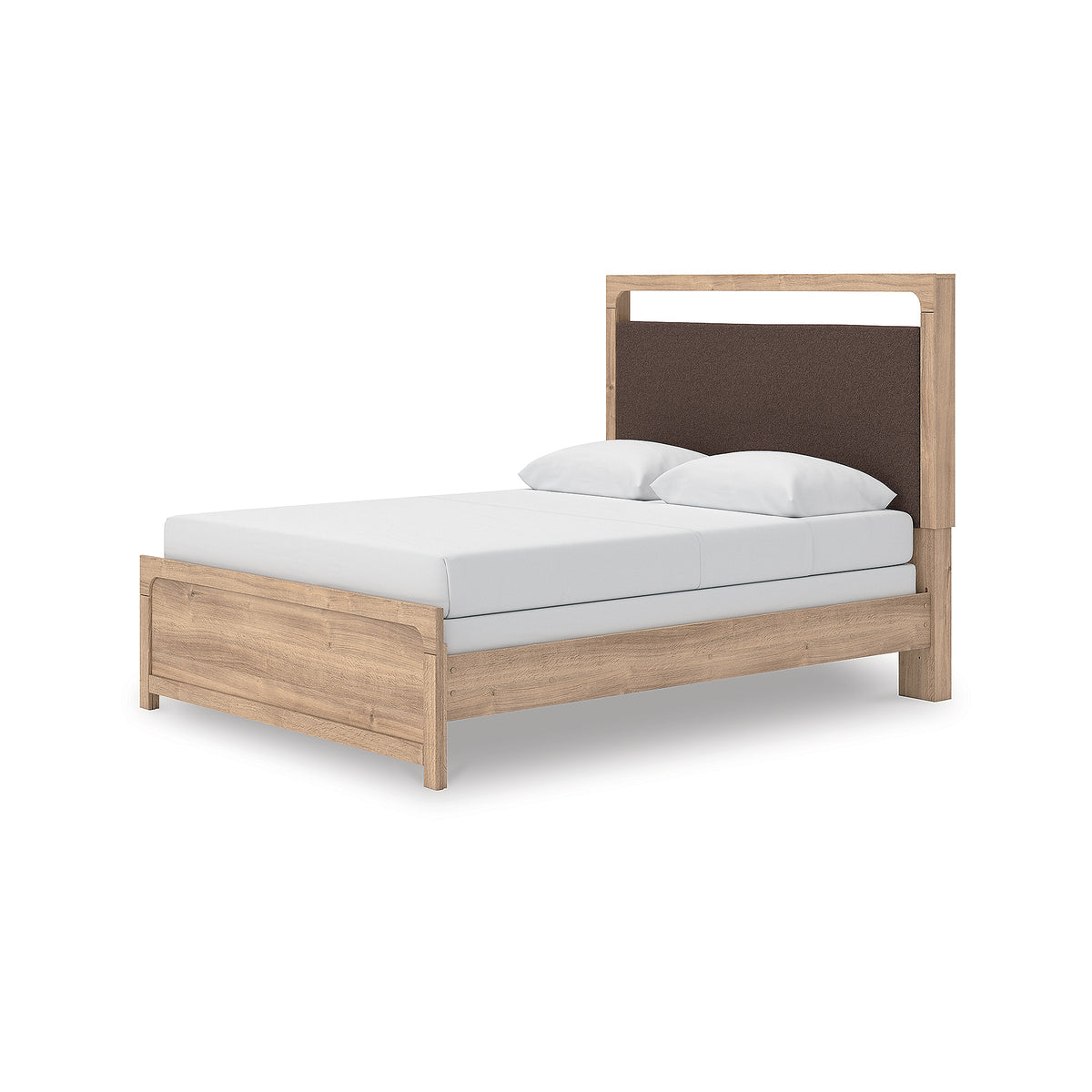 Kinlanni Queen Upholstered Panel Bed, Dresser and Mirror (PCB1360-SI) - Image 15