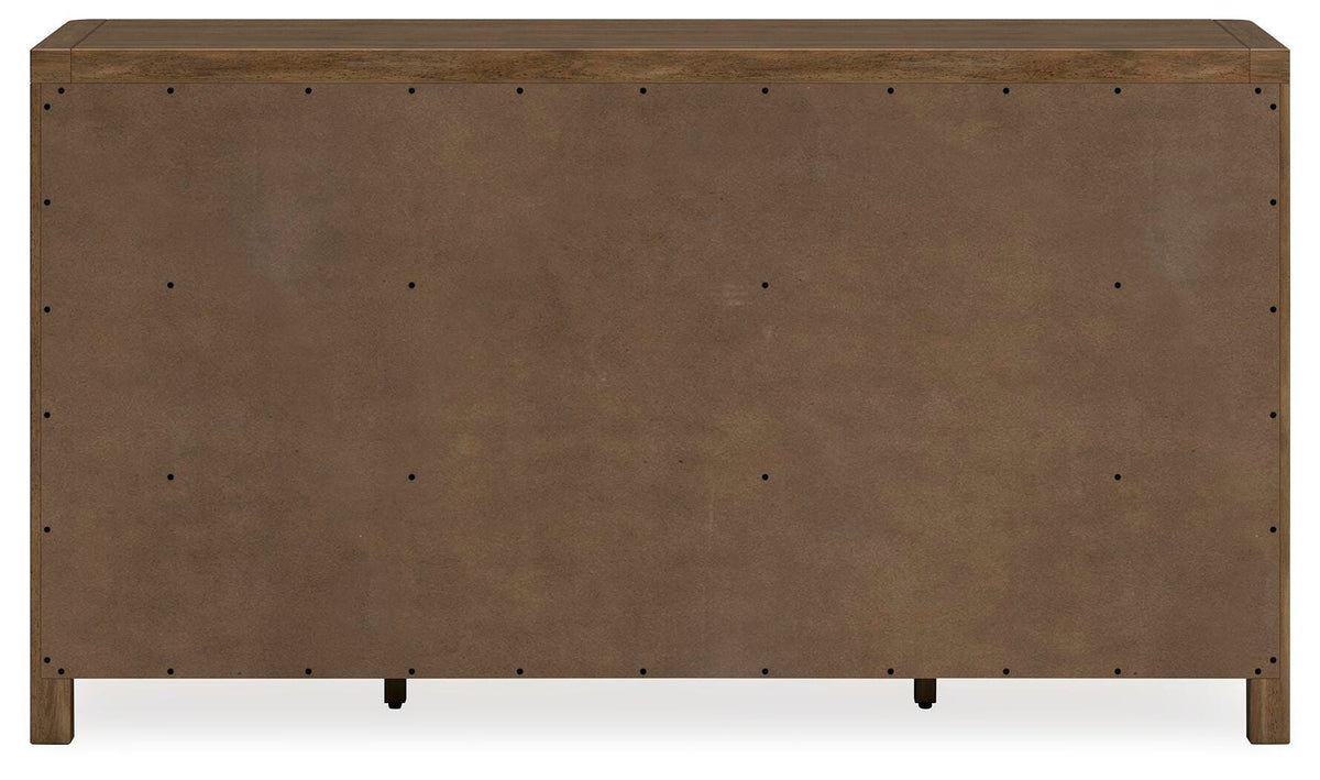 Cabalynn Upholstered Bed, Dresser and 2 Nightstands - Light Brown  (B974-SI) - Image 6