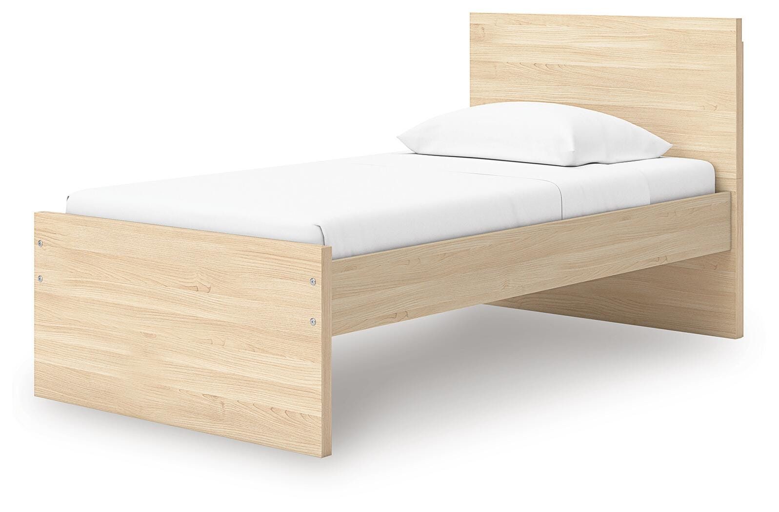 Onita Panel Platform Bed (Youth) - Natural  (EB9632-SI) - Image 4