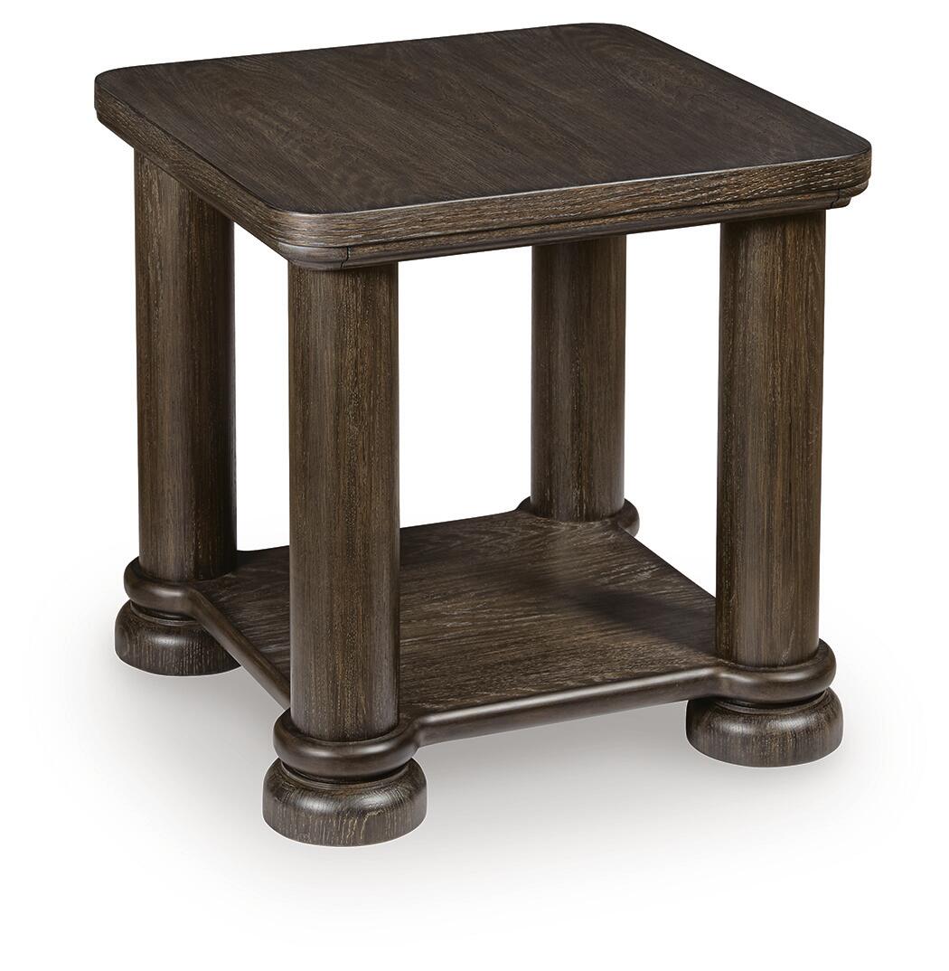 Bannette End Table - Dark Brown  (T605-SI) - Image 3