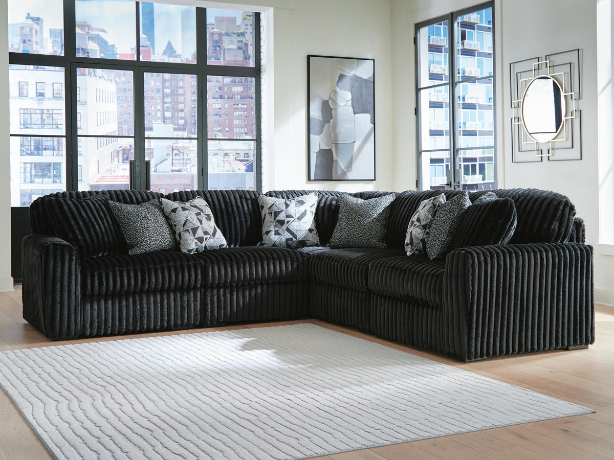 Midnight-Madness 5-Piece Sectional (98103-SI) - Image 2