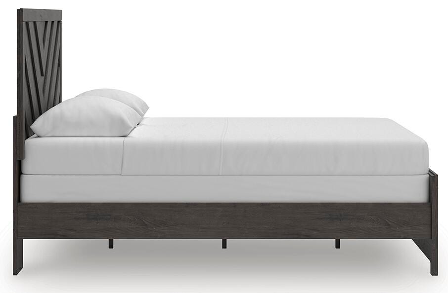 Prendonea Panel Bed, Dresser and Mirror (B3789-SI) - Image 11
