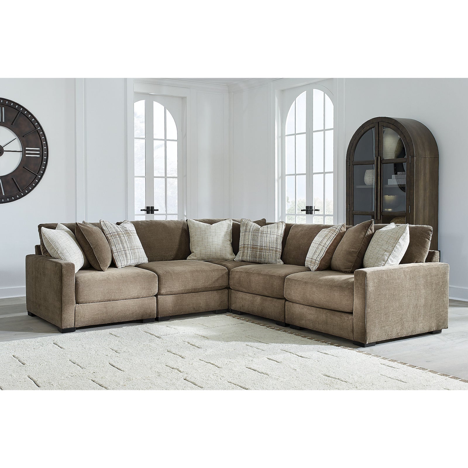 Camellia-Court 5-Piece Sectional (68207S17-SI) - Image 3