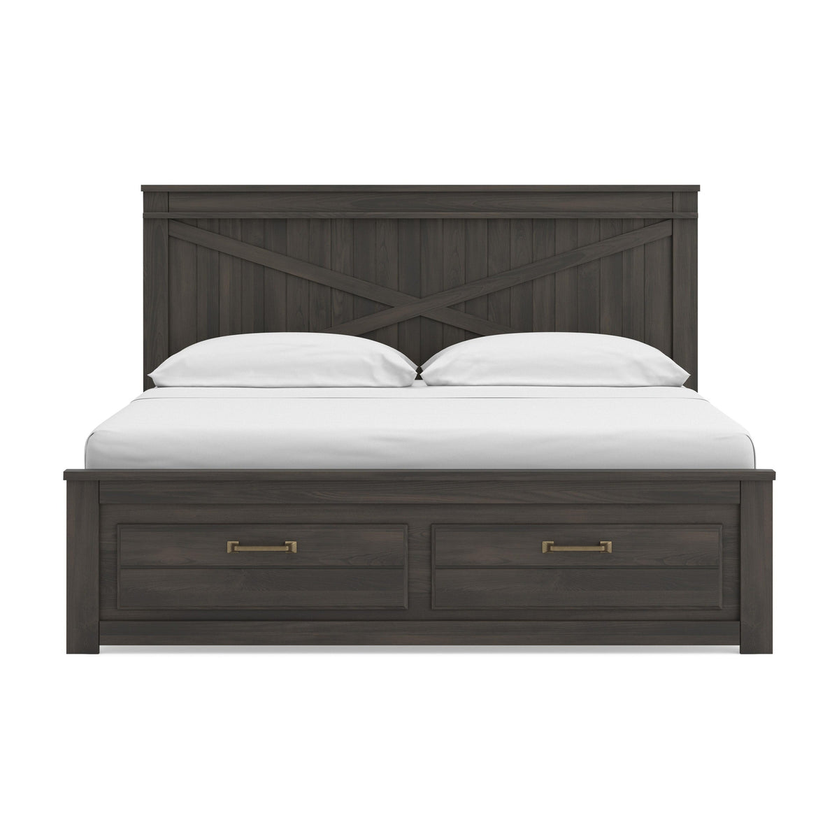 Vonitta Bay King Panel Storage Bed (PCB2648-SI) - Image 5