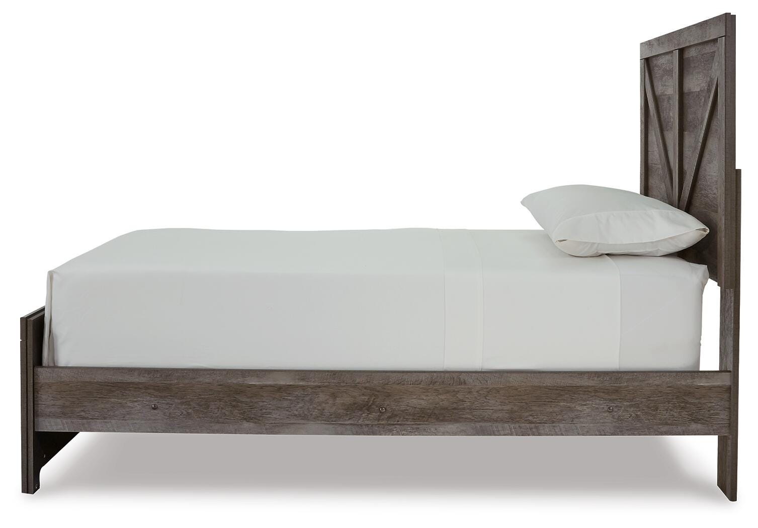 Wynnlow Panel Bed, Dresser and Nightstand - Gray  (B440-SI) - Image 7