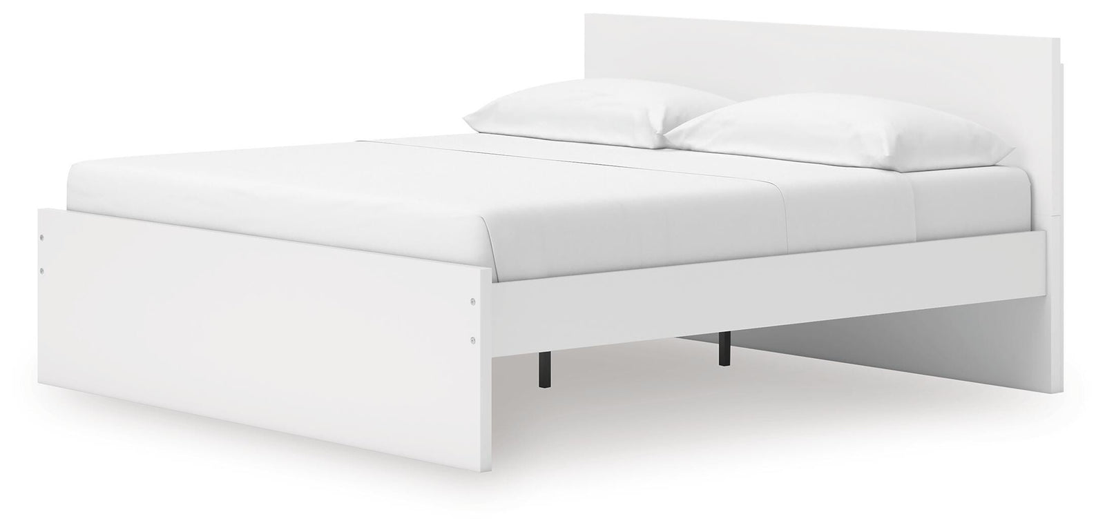 Onita Panel Platform Bed - White  (EB9630-SI) - Image 4