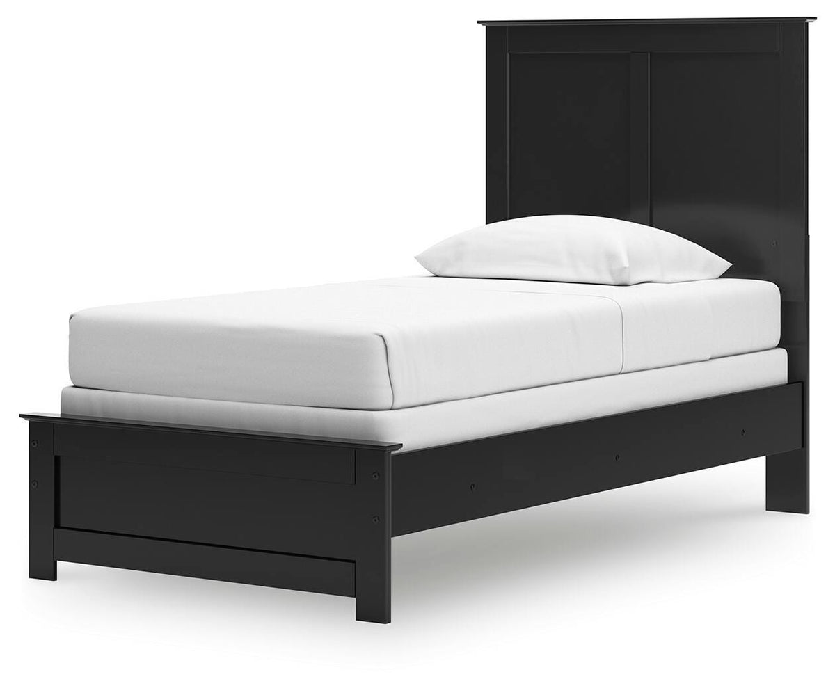 Maribel Panel Bed and Nightstand (B138-SI) - Image 7