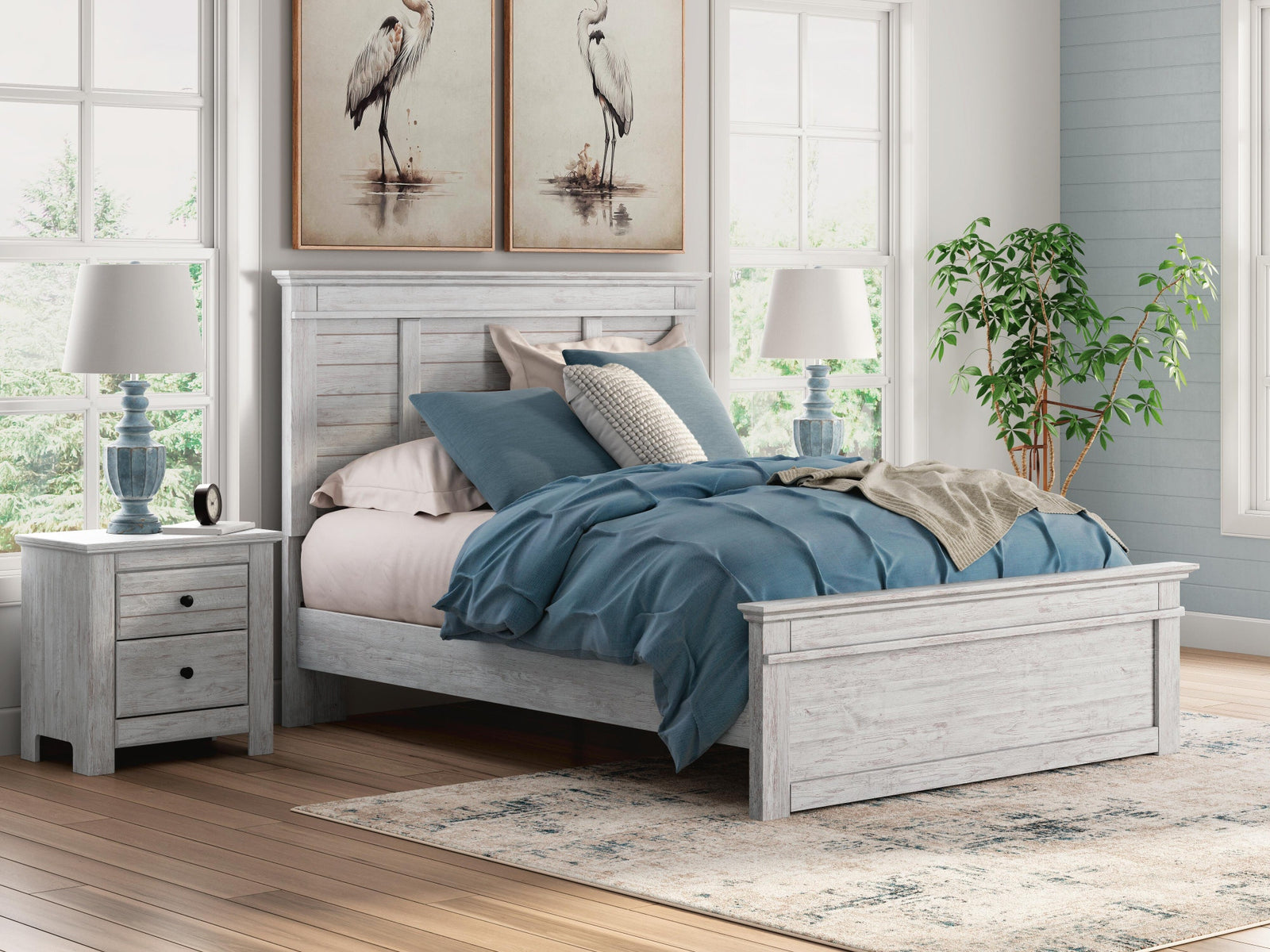 Makidern Queen Panel Bed (PCB1171-SI) - Image 6