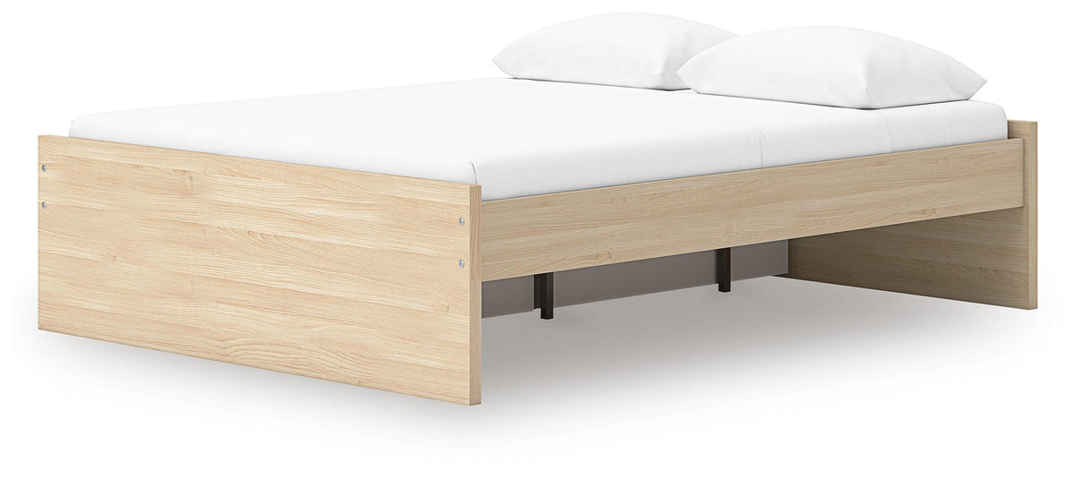 Onita Platform Bed with 2 Side Storage - Natural  (EB9632-SI) - Image 5