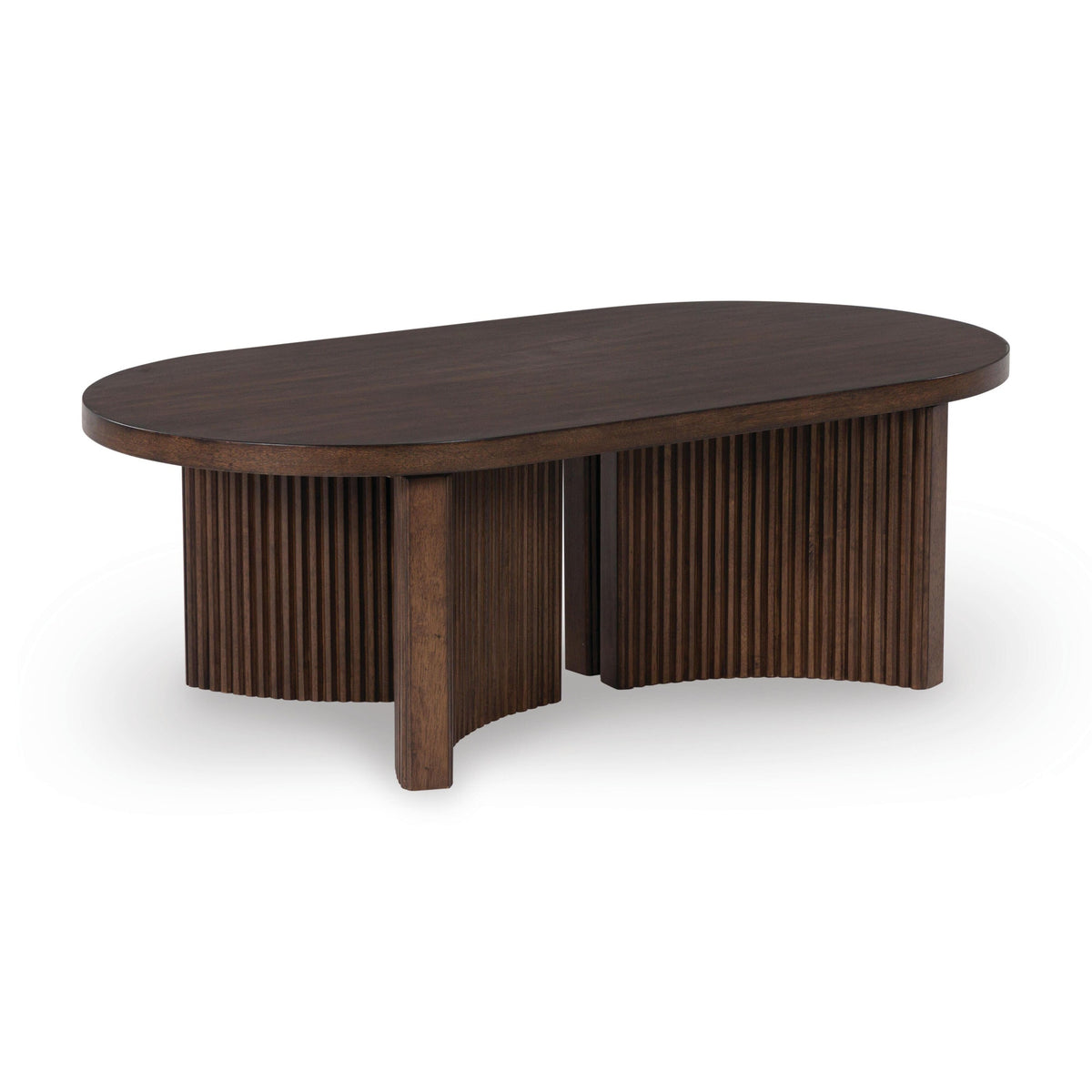 Korestone Coffee Table - Dark Brown  (T689-SI) - Image 6