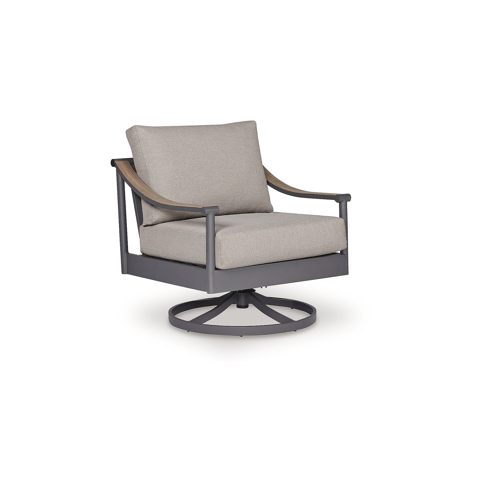 Ocean Beach Outdoor Swivel Lounge with Cushion (PCP510-SI)