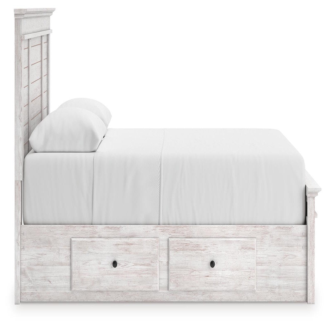 Makidern Queen Panel Storage Bed (PCB1171-SI) - Image 8