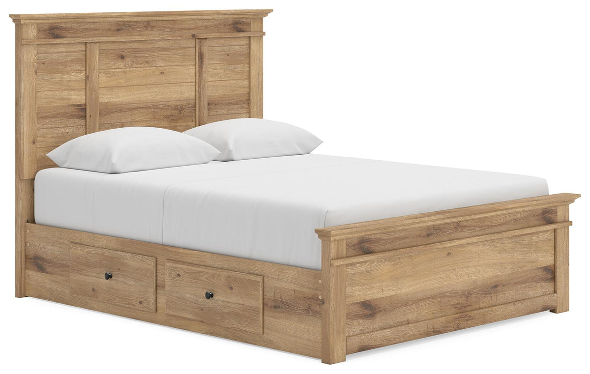 Makidern Queen Panel Storage Bed (PCB1170-SI)