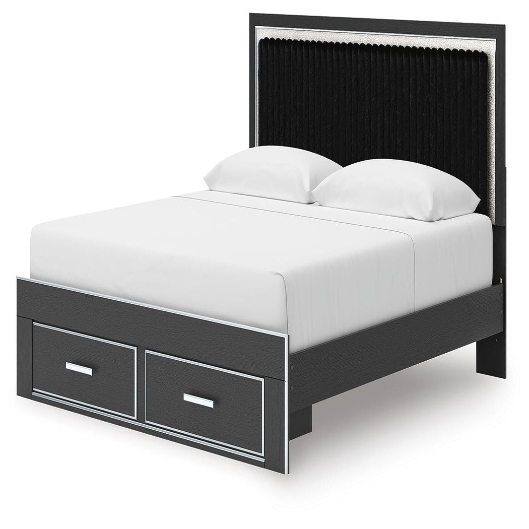 Zuraleus King Storage Bed, Dresser, Mirror, Chest and Nightstand (PCB3380-SI) - Image 24