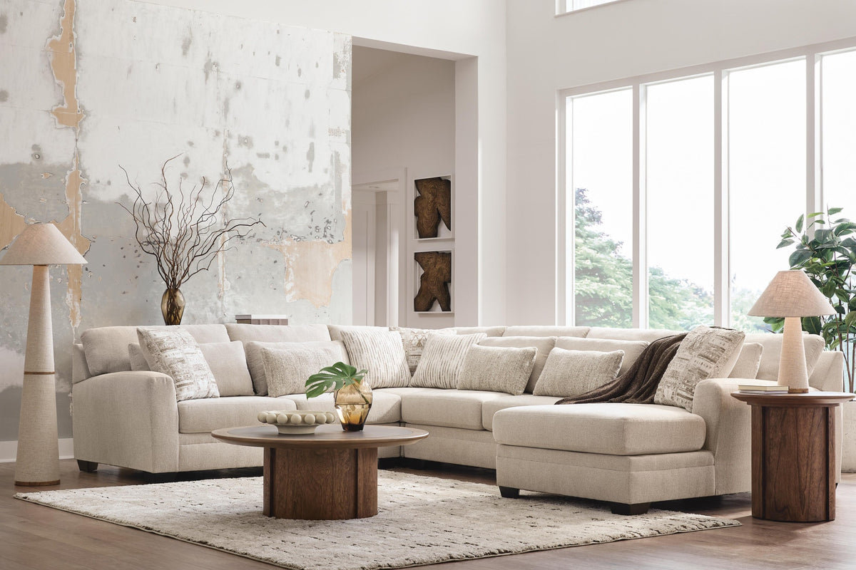 Mandi Point 4-Piece Sectional with Chaise (62606-SI) - Image 3