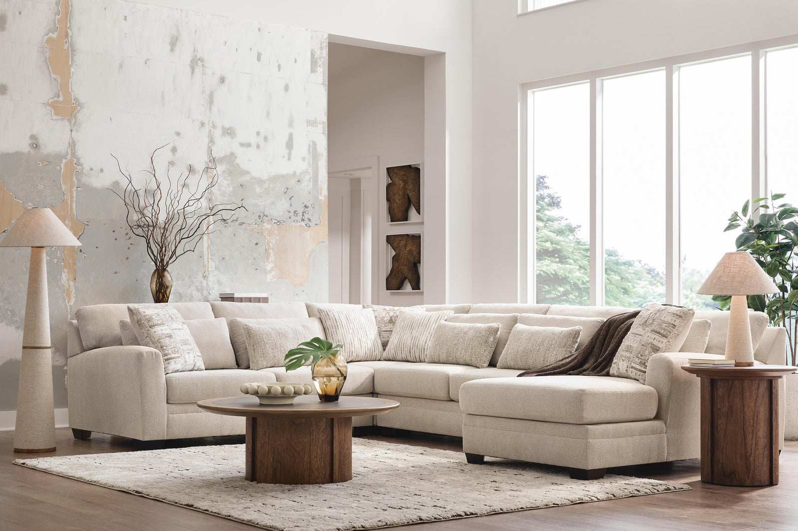 Mandi Point 4-Piece Sectional with Chaise (62606-SI) - Image 3