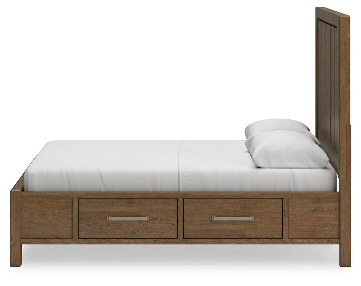 Cabalynn Panel Storage Bed, Dresser, Mirror and 2 Nightstands (B974-SI) - Image 14