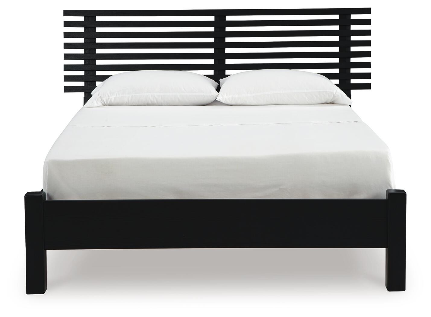 Danziar Slat Panel Bed (Youth) - Black  (B1013-SI) - Image 3