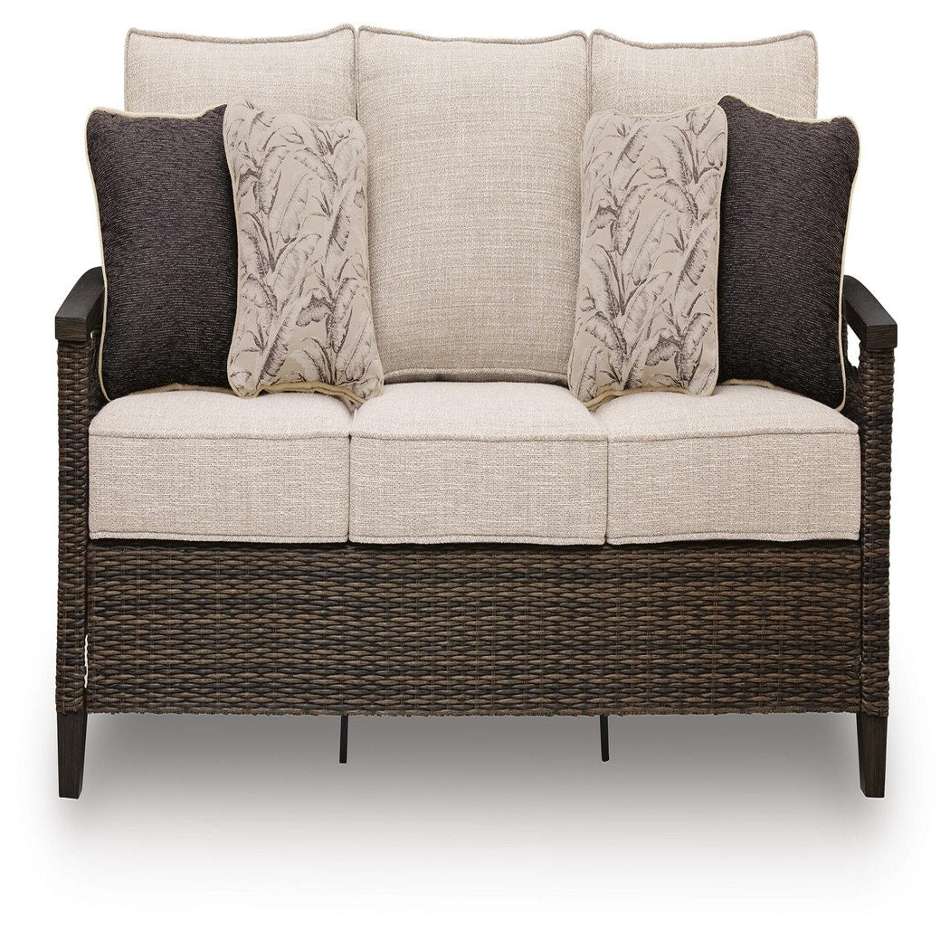 Monterey Point Outdoor Sofa with Cushion (PCP760-SI) - Image 13