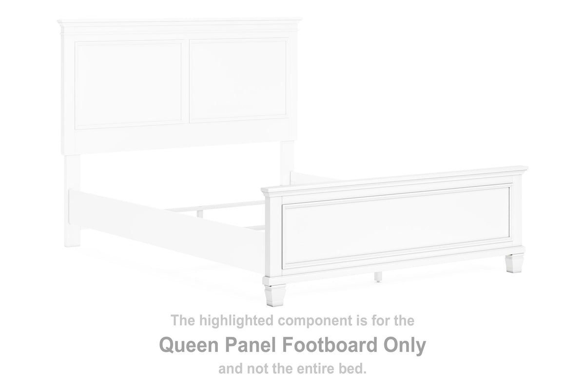 Fortman Panel Footboard - White  (B680-SI) - Image 5