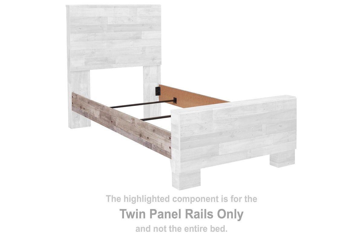 Effie Panel Rails - Whitewash  (B255-SI)