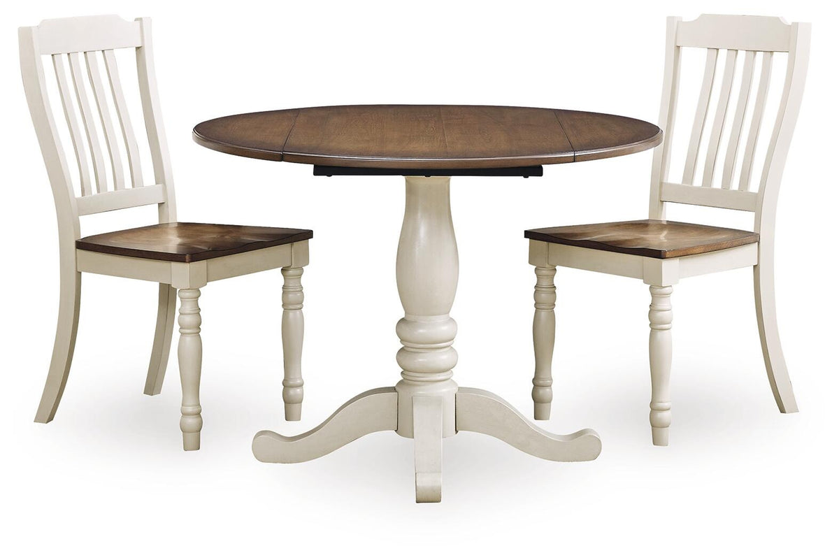 Wirloni Dining Table and 2 Chairs (PCD616-SI)