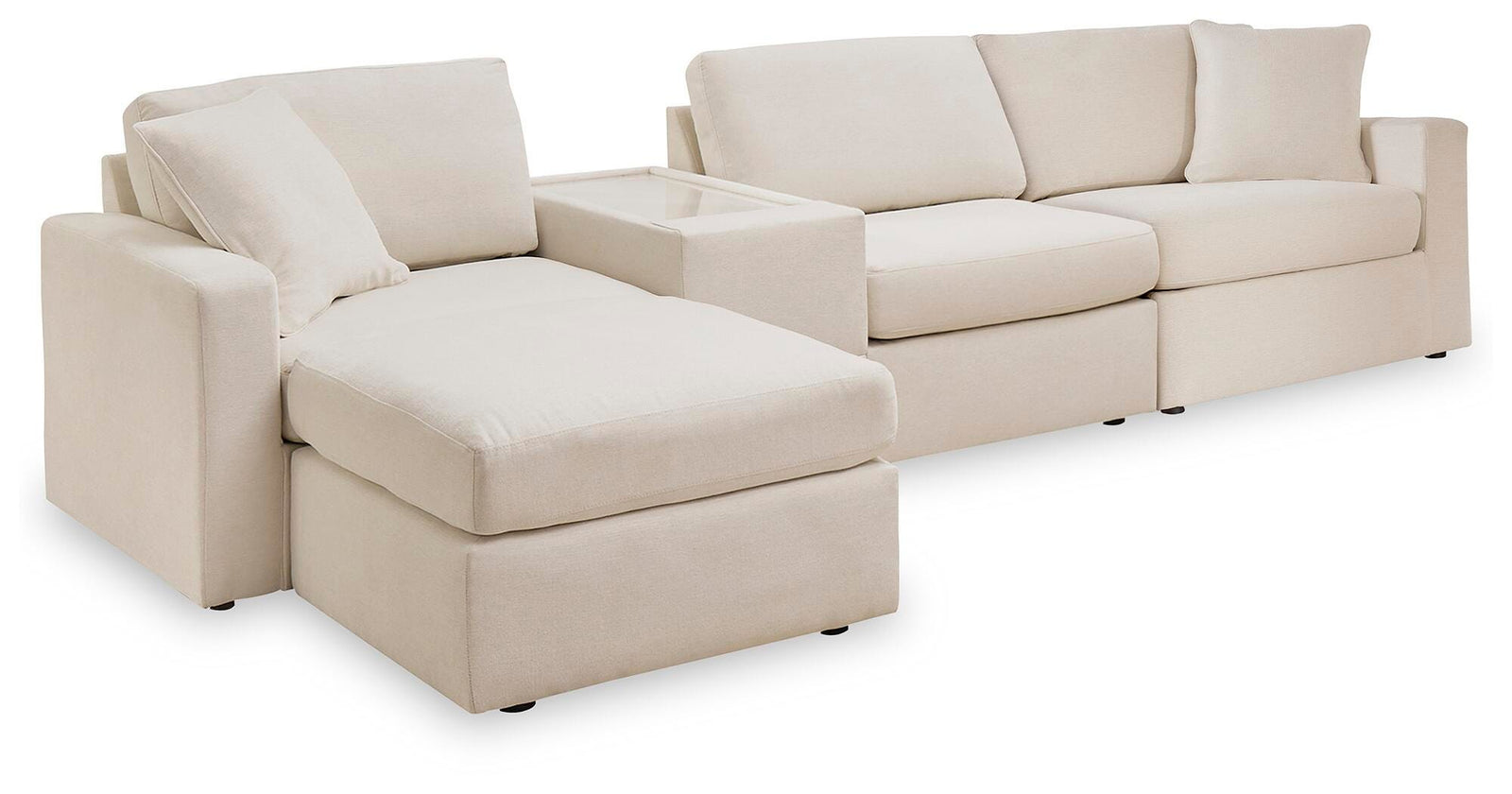 Modmax 4-Piece Sectional and Ottoman (92103-SI)