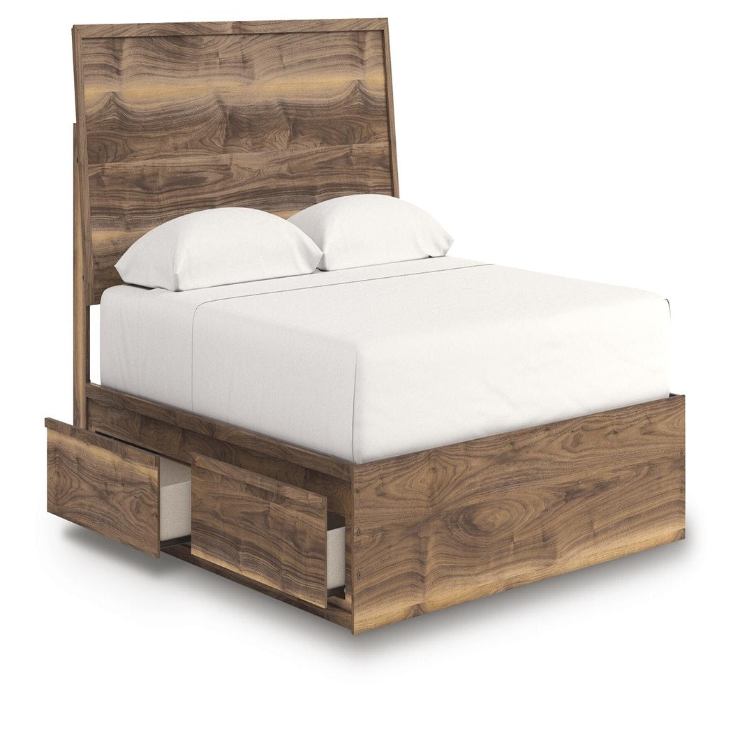 Chirason King Panel Bed with Storage (PCB3367-SI) - Image 3