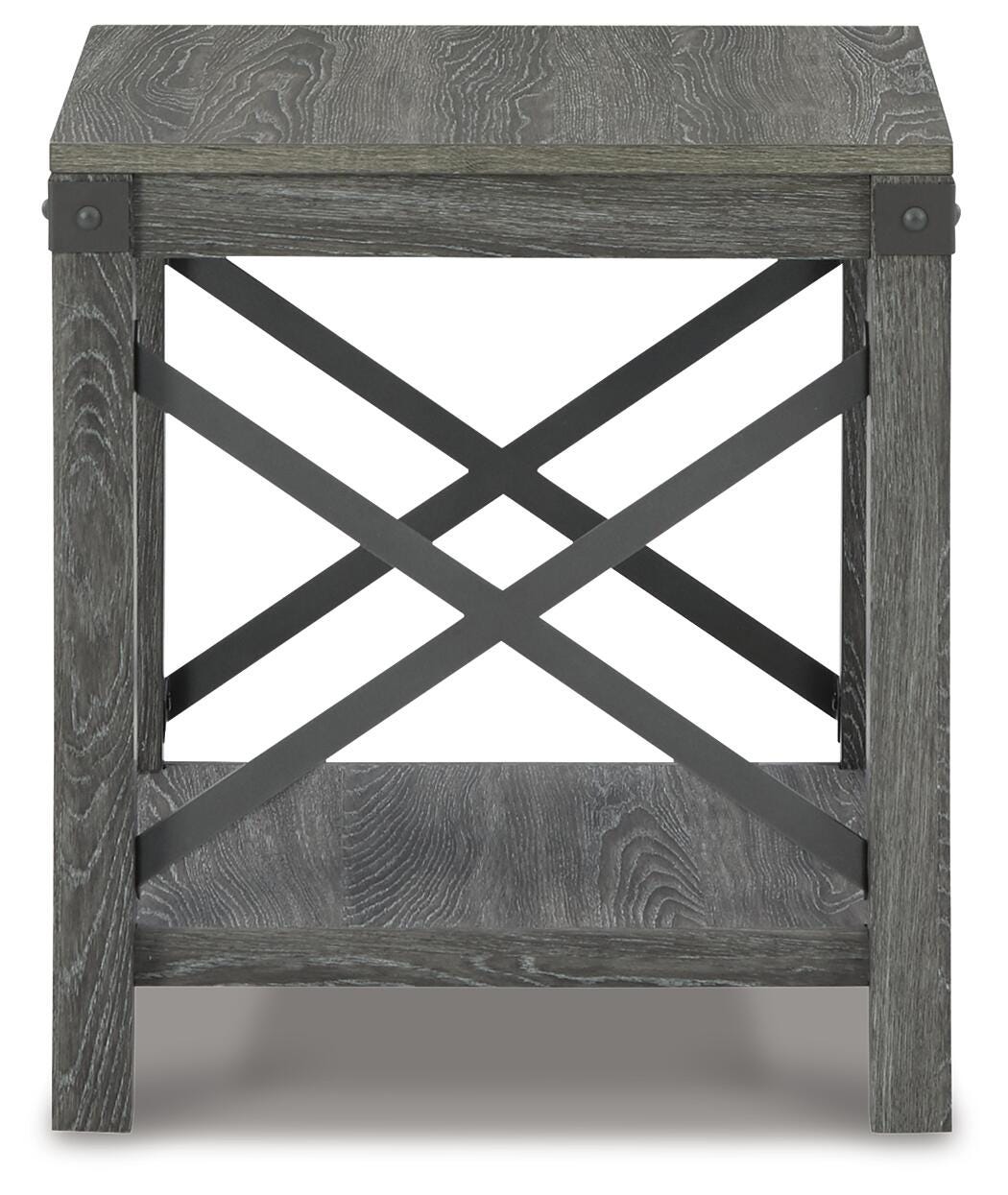 Freedan Lift-top Coffee Table, 2 End Tables and Console - Grayish Brown  (T175-SI) - Image 14