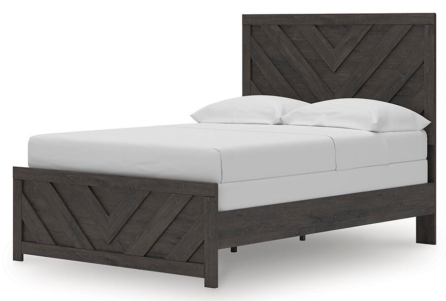 Prendonea Panel Bed, Dresser, Mirror, Chest and Nightstand (B3789-SI) - Image 22