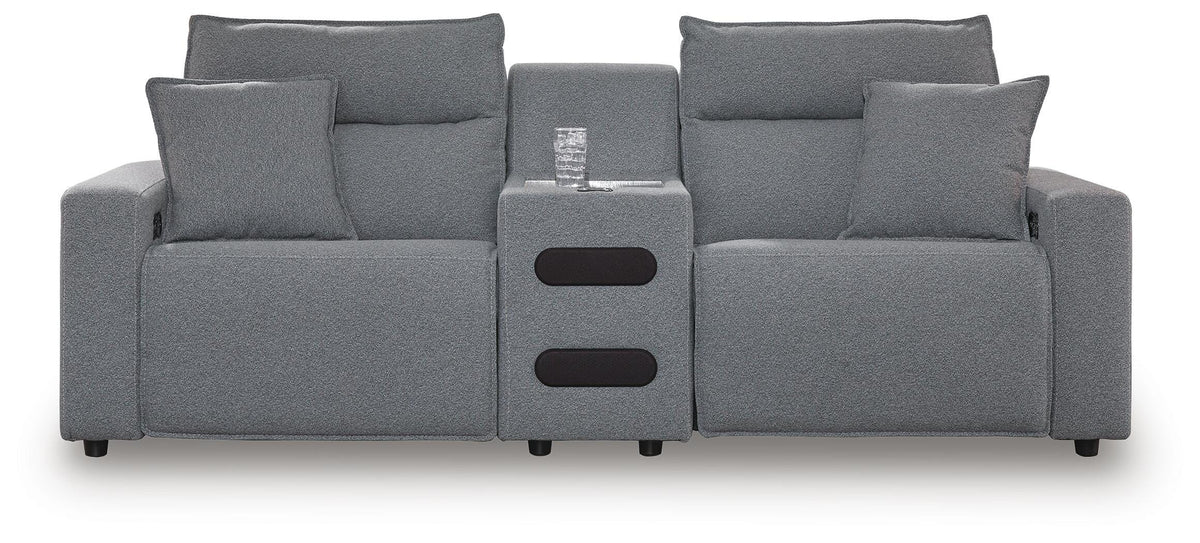 Modmax II 3-Piece Power Reclining Sectional with Audio Console (65906-SI)