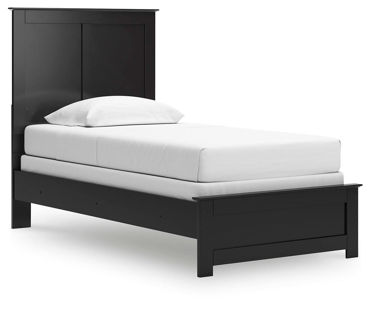 Maribel Panel Bed, Dresser, Mirror and Nightstand - Black  (B138-SI) - Image 10