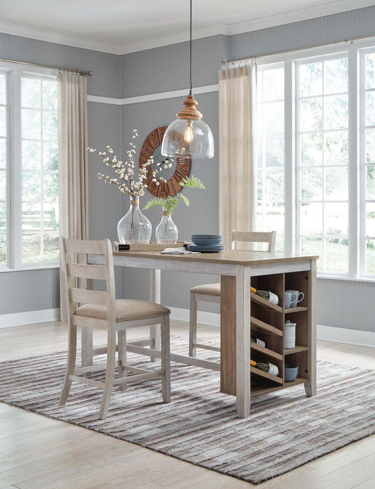 Skempton Counter Height Dining Table (D394-SI) - Image 6