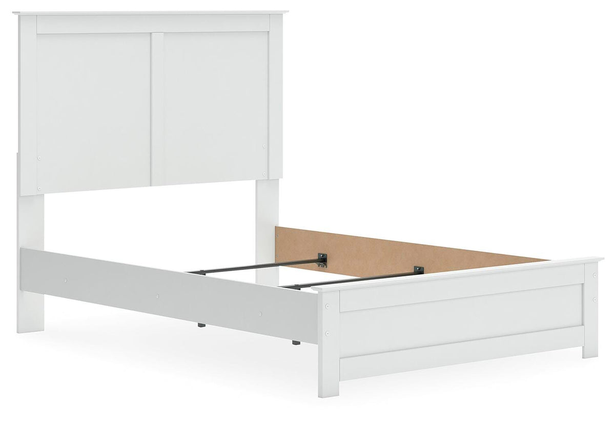 Bostwick Shoals Panel Bed, Dresser, Mirror, Chest, and 2 Nightstands - White  (B139-SI) - Image 16