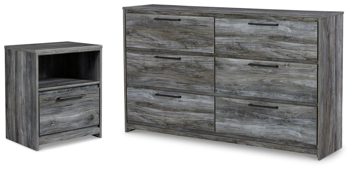 Baystorm Dresser and Nightstand (B221-SI)
