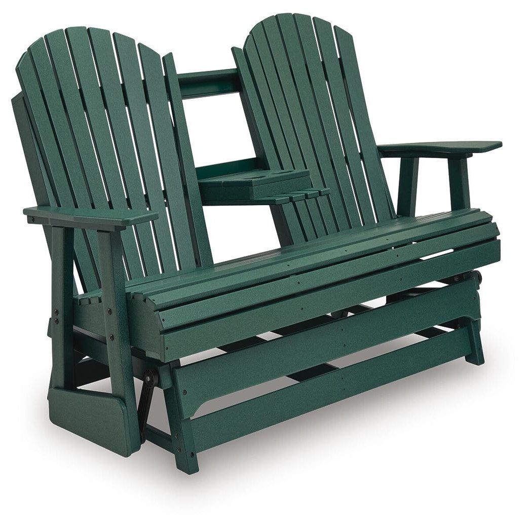 Shell Beach Outdoor Loveseat Glider (PCP115-SI) - Image 10