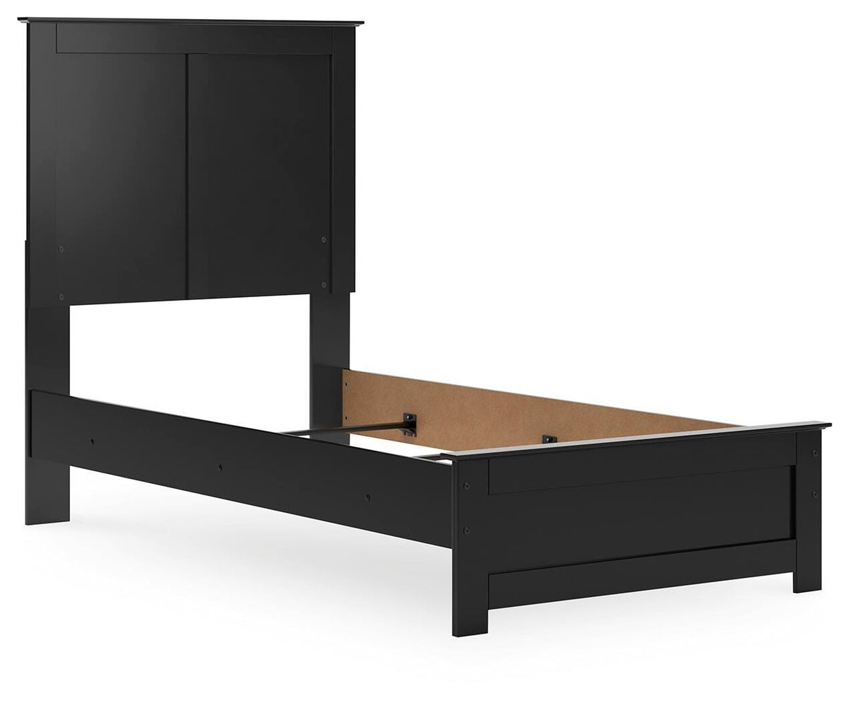 Maribel Panel Bed, Dresser and Mirror - Black  (B138-SI) - Image 15