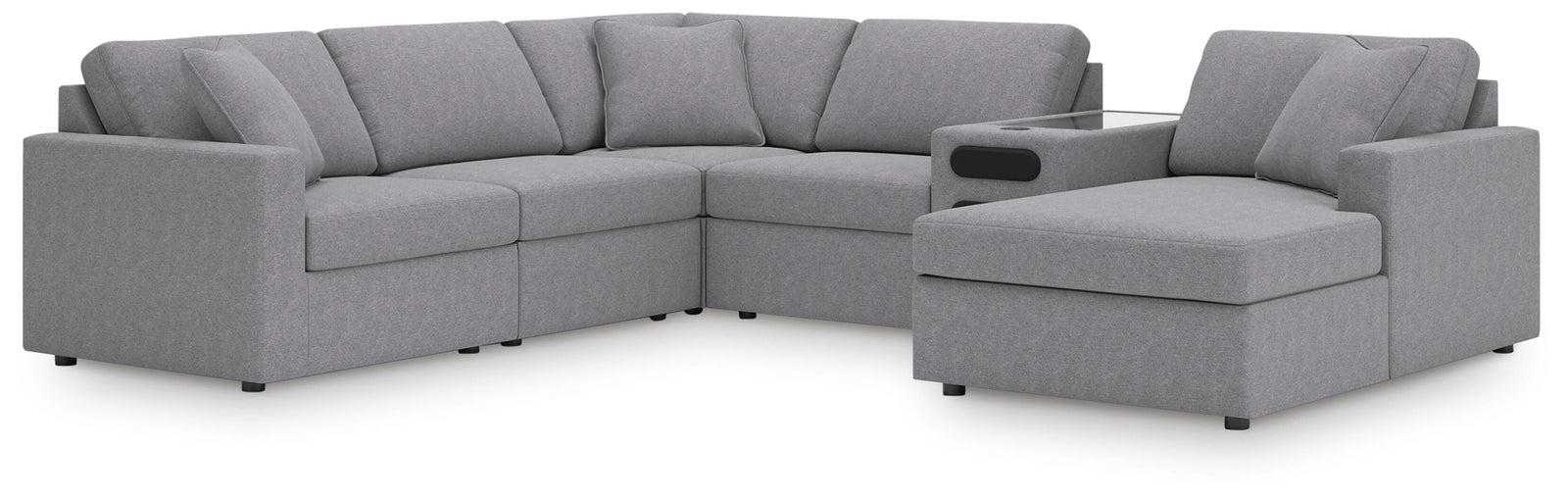 Modmax 6-Piece Sectional with Audio System and Chaise (92104-SI)