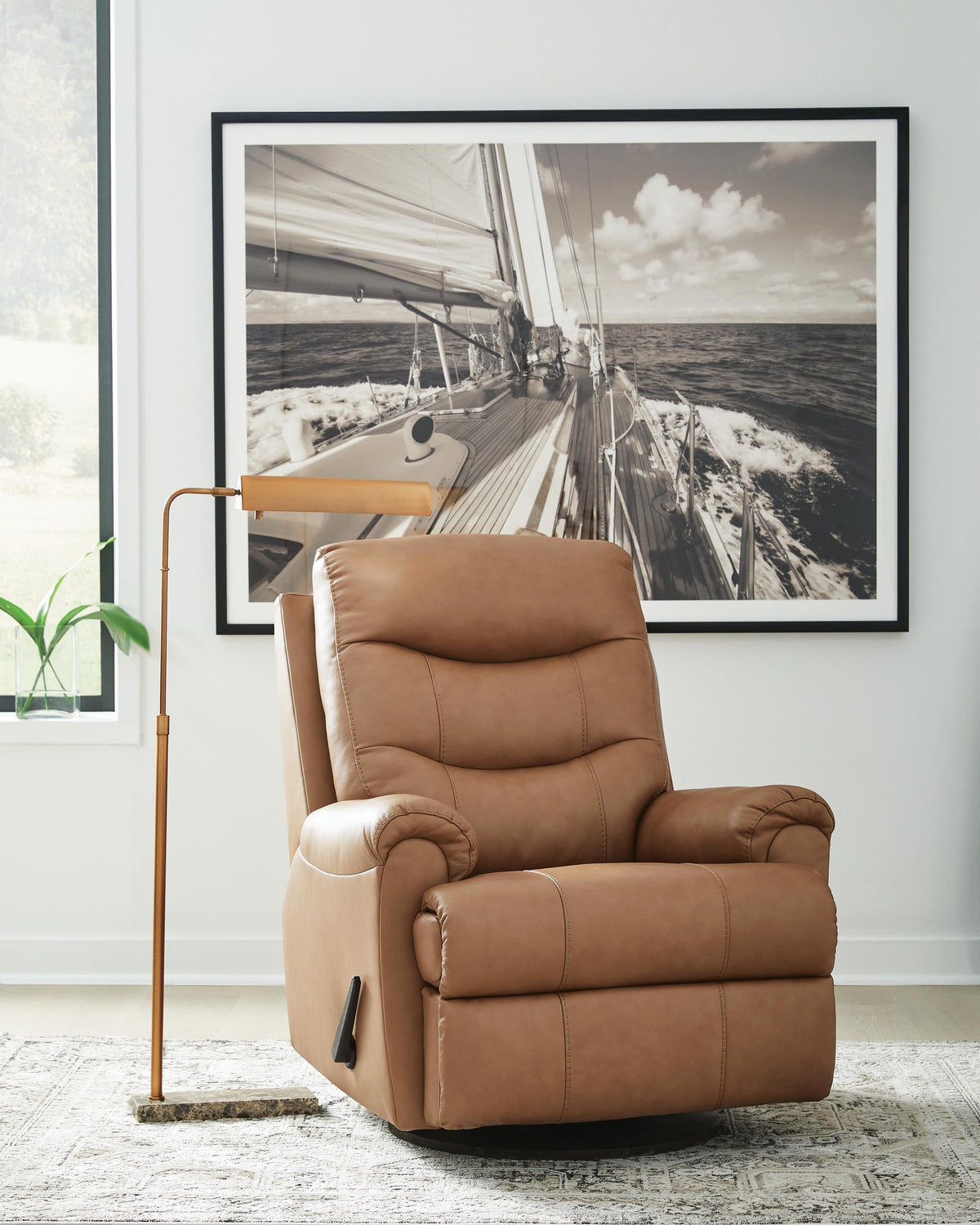 Flynwood Swivel Glider Recliner (PCU13401-SI) - Image 8
